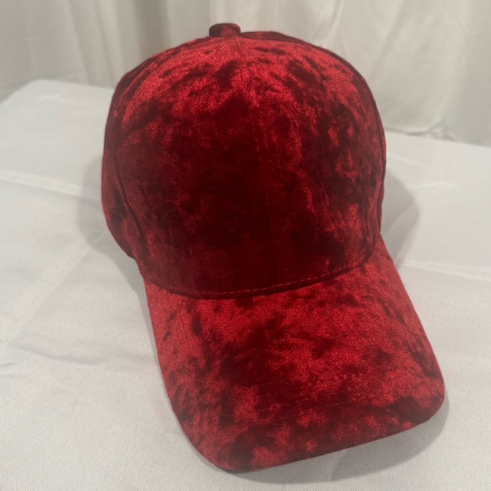 Crushed Velvet Baseball Cap